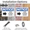 Signmission Use Other Door (Right Arrow), 14 in W x Rectangle, Plastic OS-2PACK-NS-P-1014-L-18804 - alternate 3